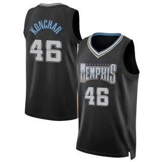 Men's John Konchar Memphis Grizzlies Black Swingman 2022/23 City Edition Jersey