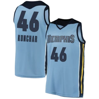 Men's John Konchar Memphis Grizzlies Light Blue Fast Break Jersey - Statement Edition
