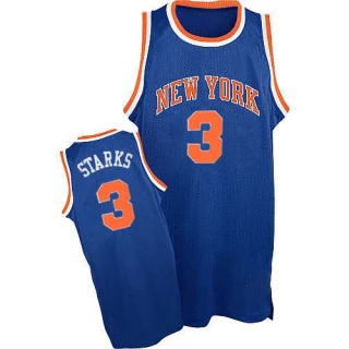 Men's John Starks New York Knicks Royal Blue Authentic Throwback Jersey