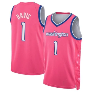 Men's Johnny Davis Washington Wizards Pink Swingman 2022/23 City Edition Jersey