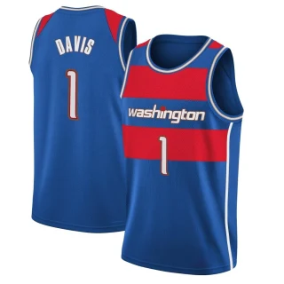 Men's Johnny Davis Washington Wizards Royal Swingman 2021/22 City Edition Jersey