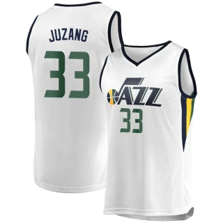 Men's Johnny Juzang Utah Jazz White Fast Break Jersey - Association Edition