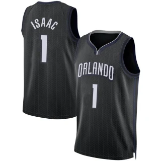 Men's Jonathan Isaac Orlando Magic Black Swingman 2022/23 City Edition Jersey