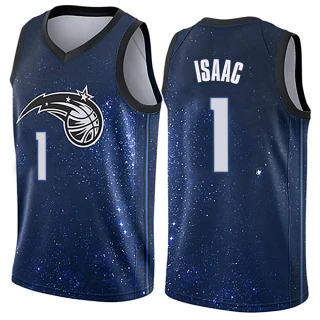Men's Jonathan Isaac Orlando Magic Blue Swingman Jersey - City Edition