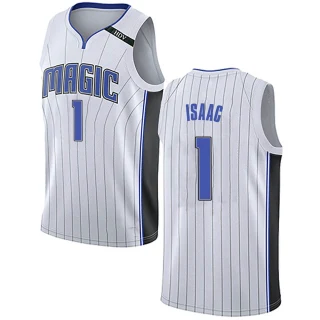 Men's Jonathan Isaac Orlando Magic White Swingman Jersey - Association Edition