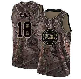 Men's Jordan Bone Detroit Pistons Camo Swingman Realtree Collection Jersey