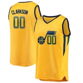 Men's Jordan Clarkson Utah Jazz Gold Fast Break Jersey - Statement Edition