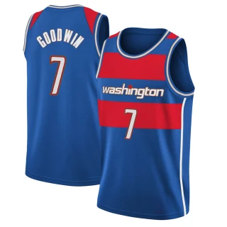 Men's Jordan Goodwin Washington Wizards Royal Swingman 2021/22 City Edition Jersey