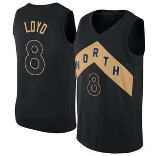 Men's Jordan Loyd Toronto Raptors Black Swingman Jersey - City Edition