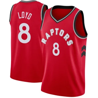 Men's Jordan Loyd Toronto Raptors Red Swingman Jersey - Icon Edition