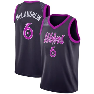 Men's Jordan McLaughlin Minnesota Timberwolves Purple Swingman 2018/19 Jersey - City Edition