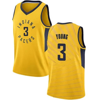 Men's Joseph Young Indiana Pacers Gold Swingman Jersey - Statement Edition