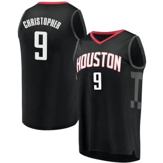 Men's Josh Christopher Houston Rockets Black Fast Break Jersey - Statement Edition