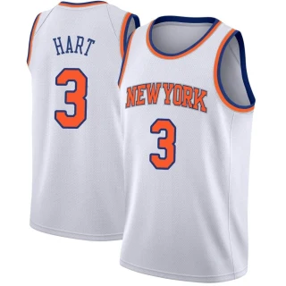 Men's Josh Hart New York Knicks White Swingman Jersey - Association Edition