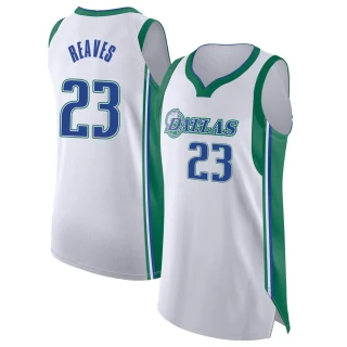 Men's Josh Reaves Dallas Mavericks White Authentic 2021/22 City Edition Jersey