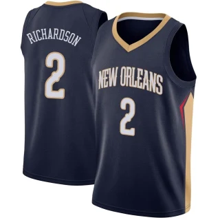 Men's Josh Richardson New Orleans Pelicans Navy Swingman Jersey - Icon Edition