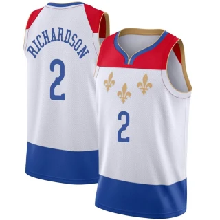 Men's Josh Richardson New Orleans Pelicans White Swingman 2020/21 Jersey - City Edition