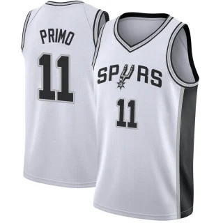 Men's Joshua Primo San Antonio Spurs White Swingman Jersey - Association Edition