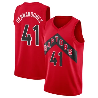 Men's Juancho Hernangomez Toronto Raptors Red Swingman 2020/21 Jersey - Icon Edition