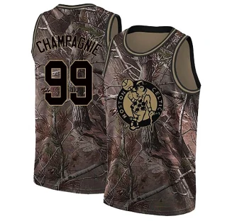 Men's Justin Champagnie Boston Celtics Camo Swingman Realtree Collection Jersey
