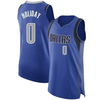 Men's Justin Holiday Dallas Mavericks Royal Authentic 2020/21 Jersey - Icon Edition