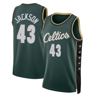 Men's Justin Jackson Boston Celtics Green Swingman 2022/23 City Edition Jersey
