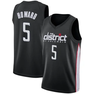Men's Juwan Howard Washington Wizards Black Swingman 2018/19 Jersey - City Edition