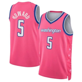 Men's Juwan Howard Washington Wizards Pink Swingman 2022/23 City Edition Jersey