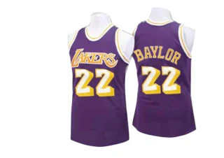 Men's Kareem Abdul-Jabbar Los Angeles Lakers Purple Swingman Throwback Jersey