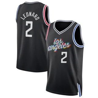 Men's Kawhi Leonard Los Angeles Clippers Black Swingman 2022/23 City Edition Jersey