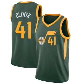 Men's Kelly Olynyk Utah Jazz Green Swingman 2018/19 Jersey - City Edition