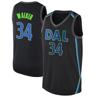 Men's Kemba Walker Dallas Mavericks Black Swingman Jersey - City Edition