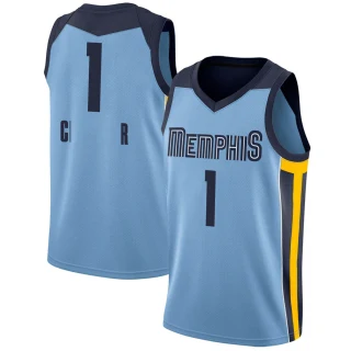Men's Kennedy Chandler Memphis Grizzlies Light Blue Swingman Jersey - Statement Edition