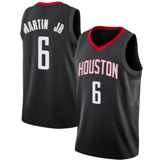 Men's Kenyon Martin Jr. Houston Rockets Black Swingman Jersey - Statement Edition