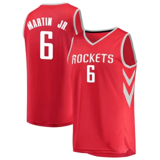 Men's Kenyon Martin Jr. Houston Rockets Red Fast Break Jersey - Icon Edition