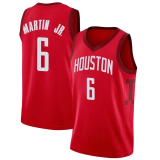 Men's Kenyon Martin Jr. Houston Rockets Red Swingman 2018/19 Jersey - Earned Edition