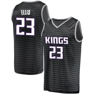 Men's Keon Ellis Sacramento Kings Black Fast Break Jersey - Statement Edition