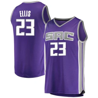 Men's Keon Ellis Sacramento Kings Purple Fast Break Jersey - Icon Edition