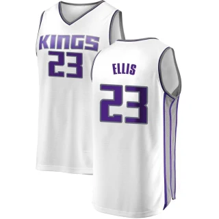 Men's Keon Ellis Sacramento Kings White Fast Break Jersey - Association Edition