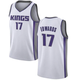 Men's Kessler Edwards Sacramento Kings White Swingman Jersey - Association Edition