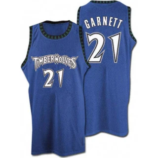 Men's Kevin Garnett Minnesota Timberwolves Blue Swingman Slate Throwback Jersey