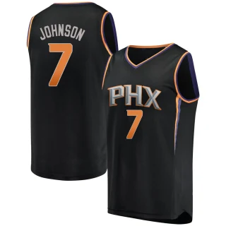 Men's Kevin Johnson Phoenix Suns Black Fast Break Jersey - Statement Edition