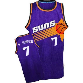 Men's Kevin Johnson Phoenix Suns Purple Authentic Throwback Jersey
