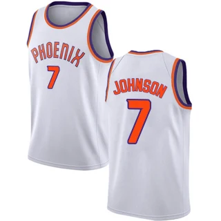 Men's Kevin Johnson Phoenix Suns White Swingman Jersey - Association Edition
