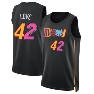 Men's Kevin Love Miami Heat Black Swingman 2021/22 City Edition Jersey
