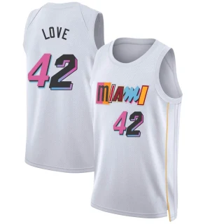 Men's Kevin Love Miami Heat White Swingman 2022/23 City Edition Jersey