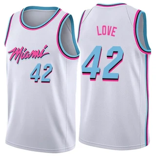 Men's Kevin Love Miami Heat White Swingman Jersey - City Edition