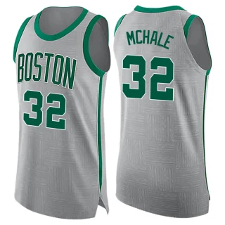 Men's Kevin Mchale Boston Celtics Gray Swingman Jersey - City Edition