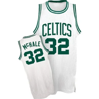 Men's Kevin Mchale Boston Celtics White Swingman Throwback Jersey