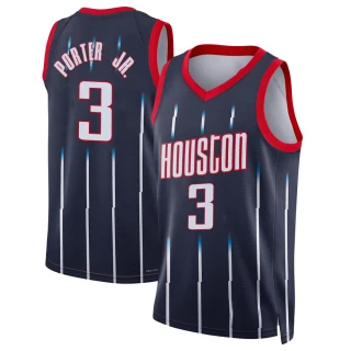 Men's Kevin Porter Jr. Houston Rockets Navy Swingman 2021/22 City Edition Jersey